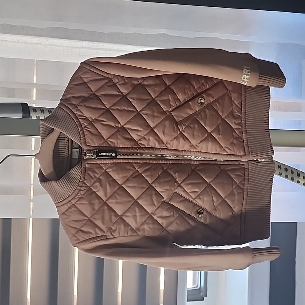 Burberry  quilted bomber